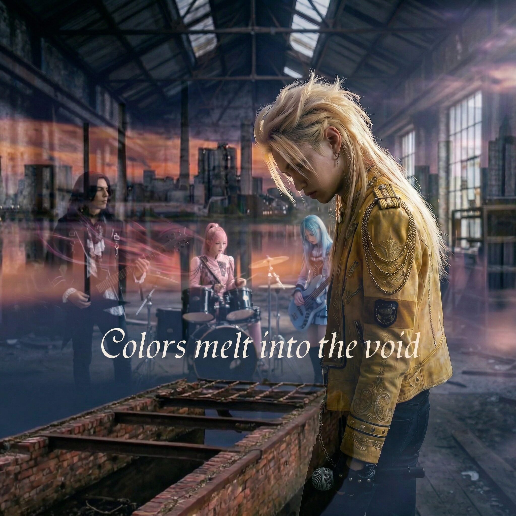 Colors melt into the void